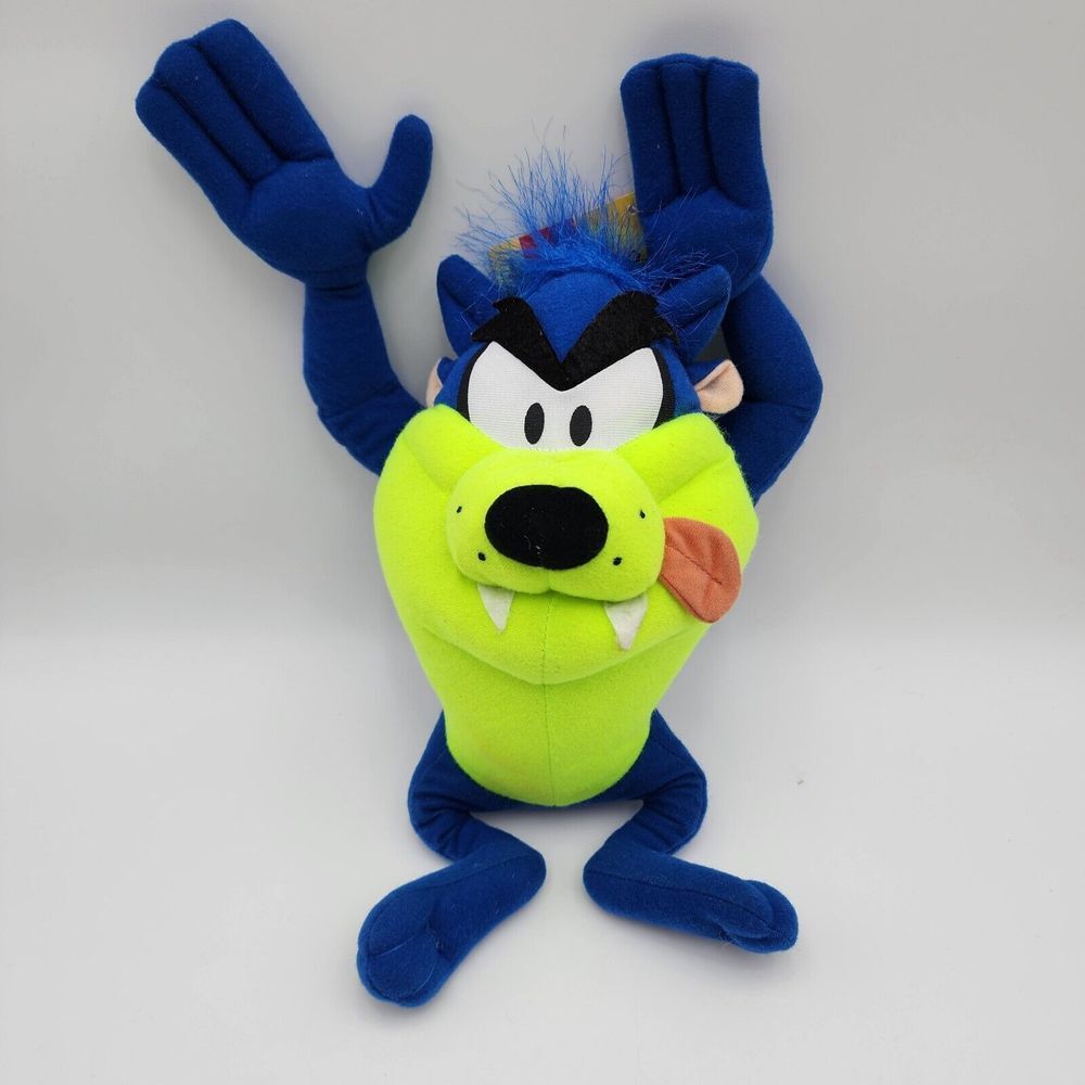 TAZ Tasmanian Devil 15" Stuffed Plush Toy Looney Tunes Plush blue Warner Bros